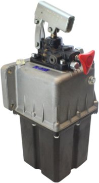 Hydraulisk håndpumpe enkeltvirkende (m/tank)