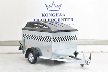 Kongeaa Inter Gokart trailer - 750 kg - Sort metal top